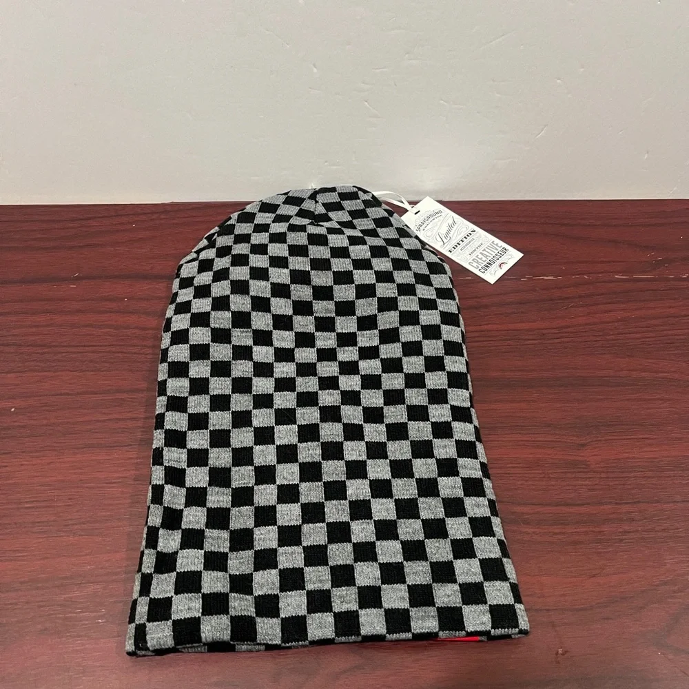Sprayground, Shark Bite Visor Ski Mask, Grey & Black